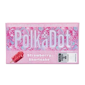 Polkadot Strawberry Shortcake Chocolate Bar